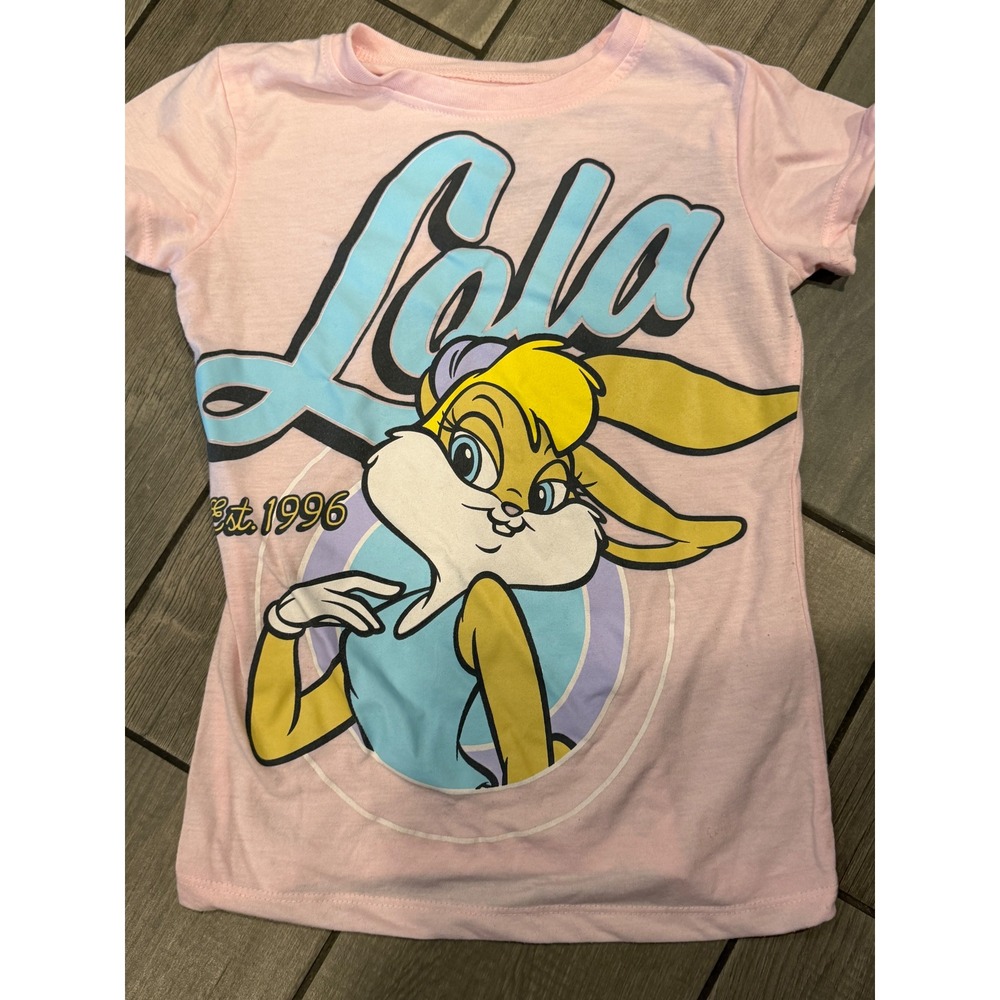 Looney Tunes Graphic Tee Women Large Pink